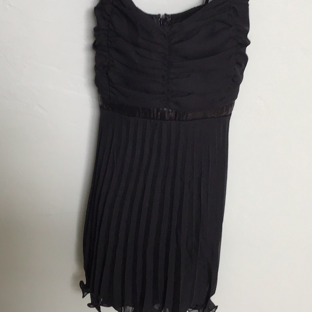 Rosette black dress
